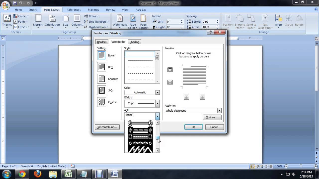 Detail Frame Ms Word Nomer 5