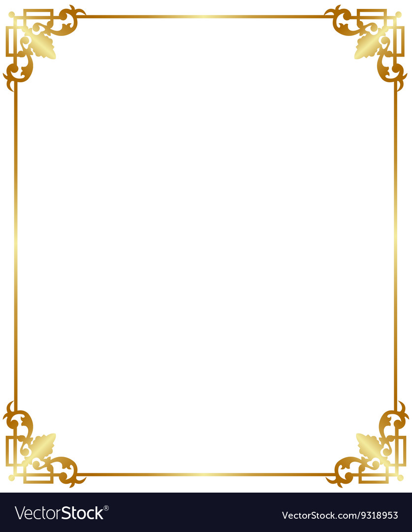 Detail Frame Photo Gold Nomer 31