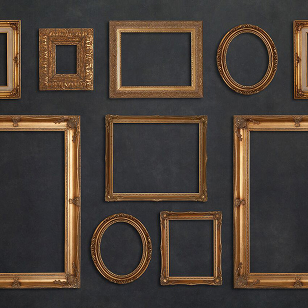 Detail Frame Photo Gold Nomer 57