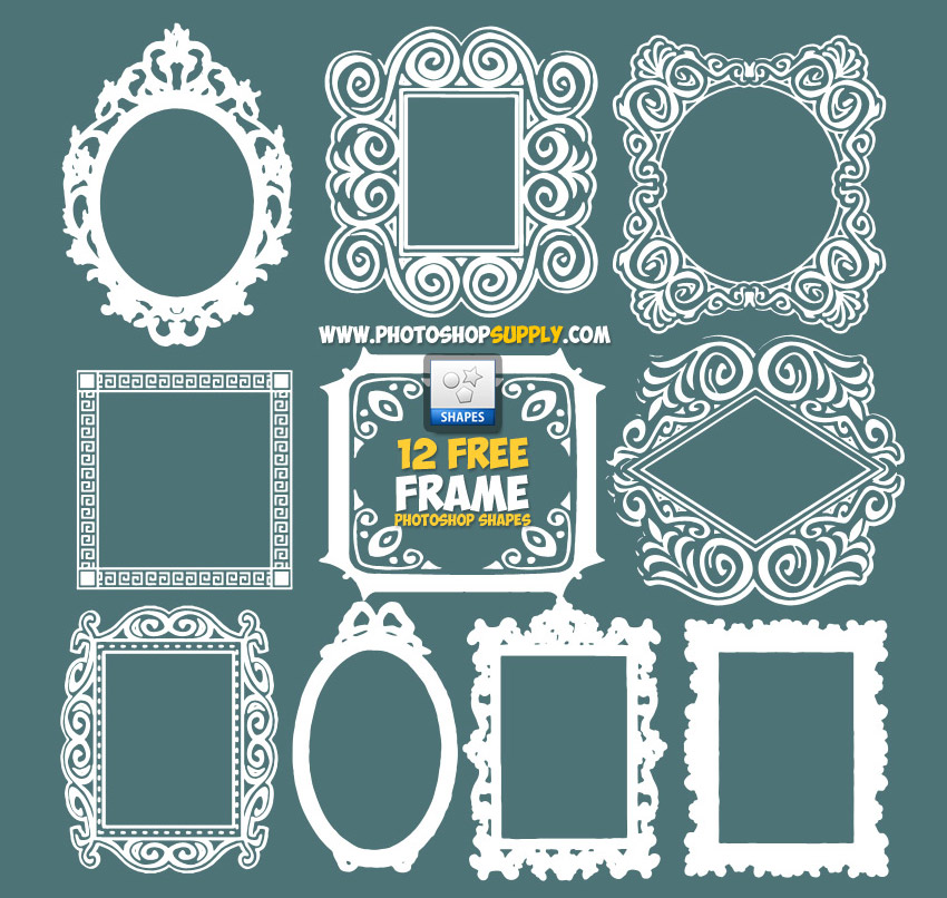 Detail Frame Photoshop Free Download Nomer 11