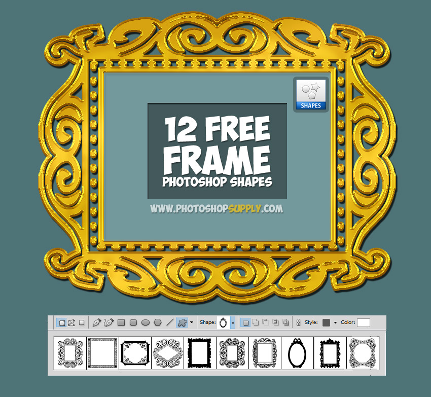 Detail Frame Photoshop Free Download Nomer 23