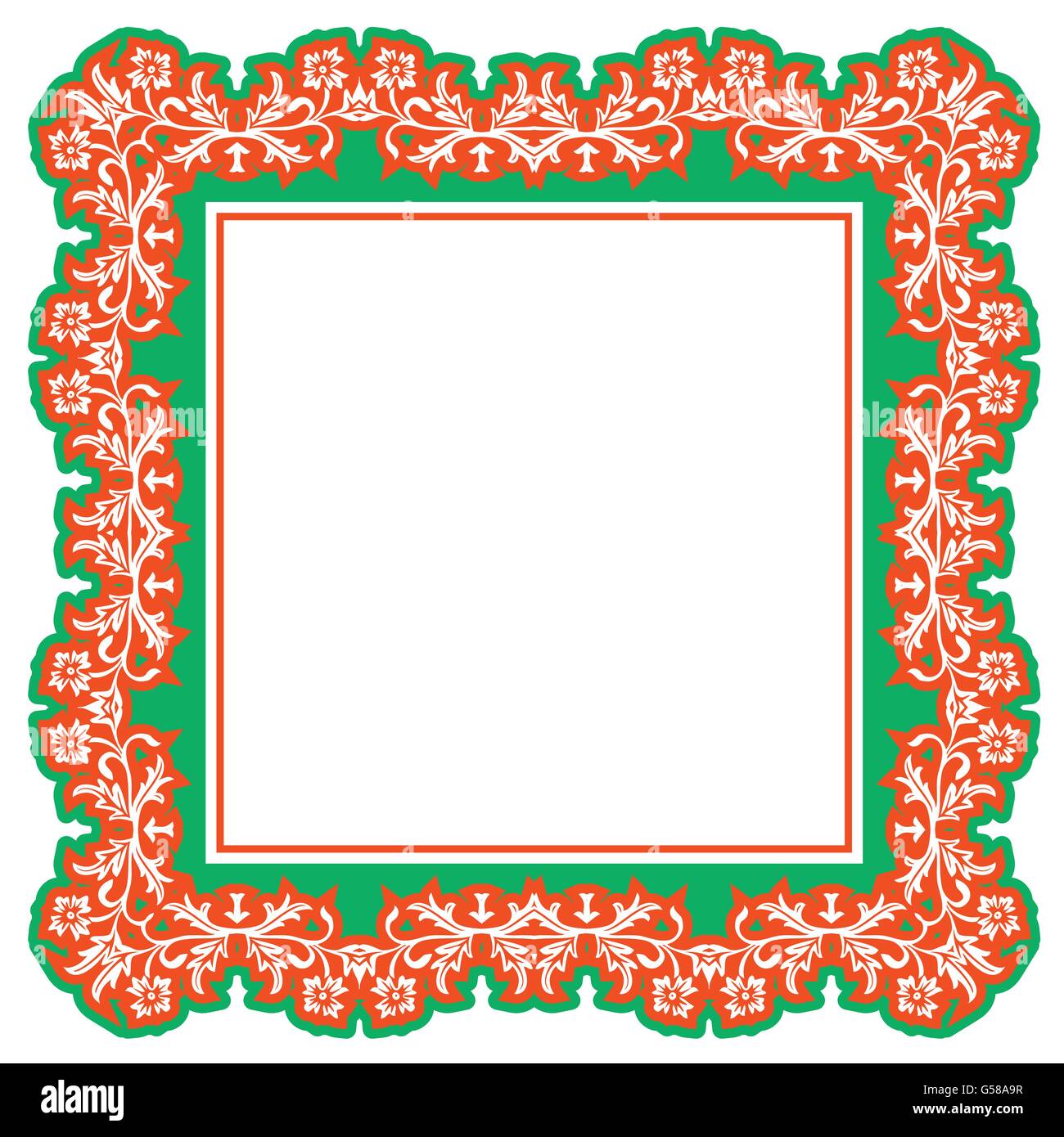 Detail Frame Piagam Vector Nomer 39