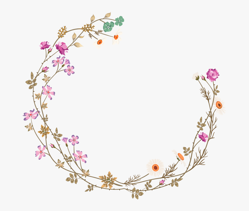 Detail Frame Png Flower Nomer 11