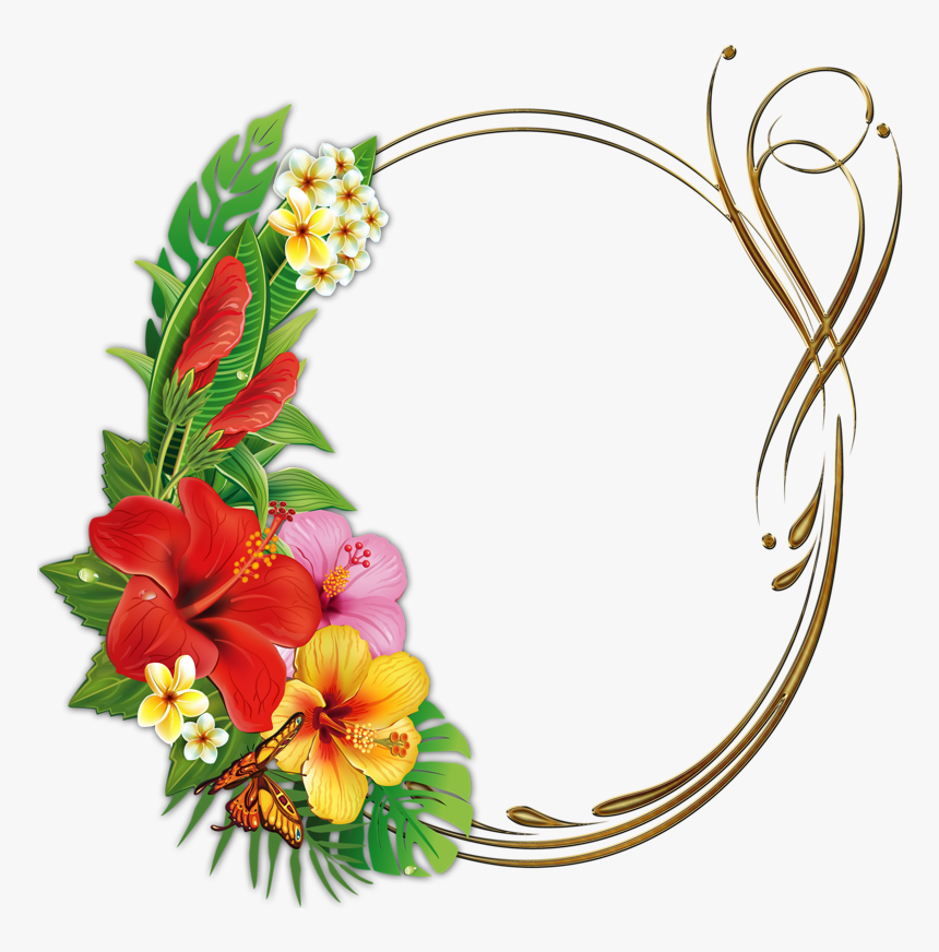 Detail Frame Png Flower Nomer 13