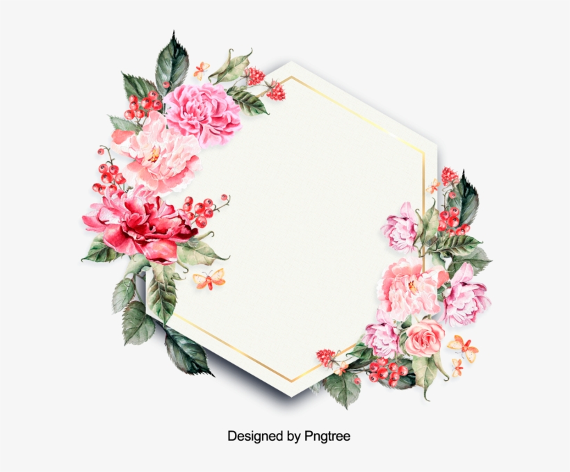 Detail Frame Png Flower Nomer 33