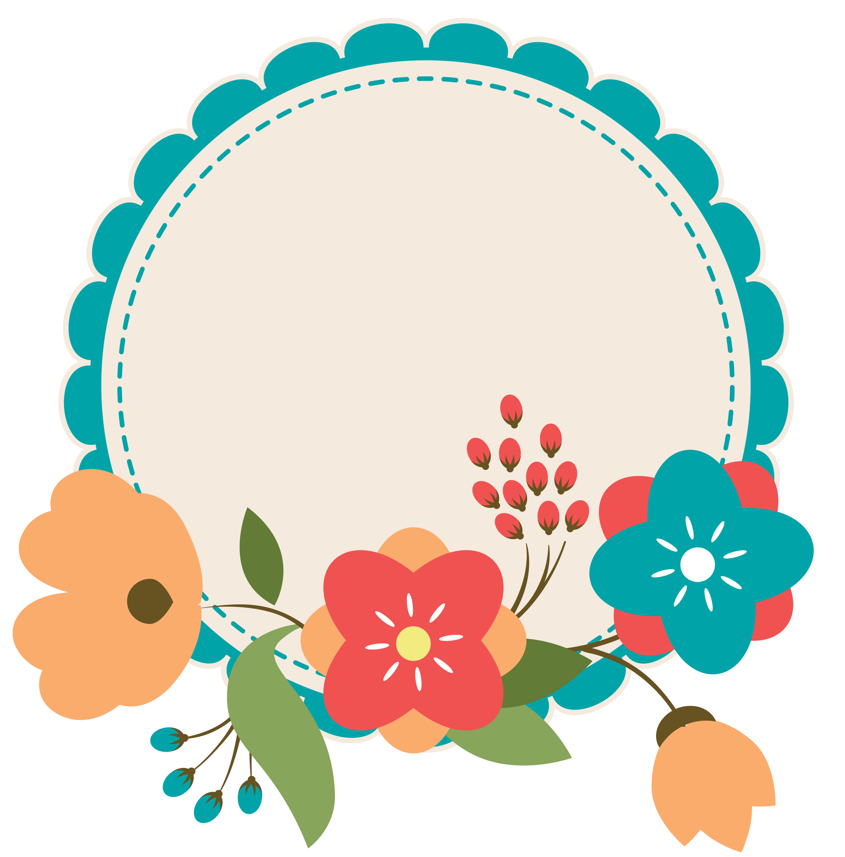 Detail Frame Png Flower Nomer 42