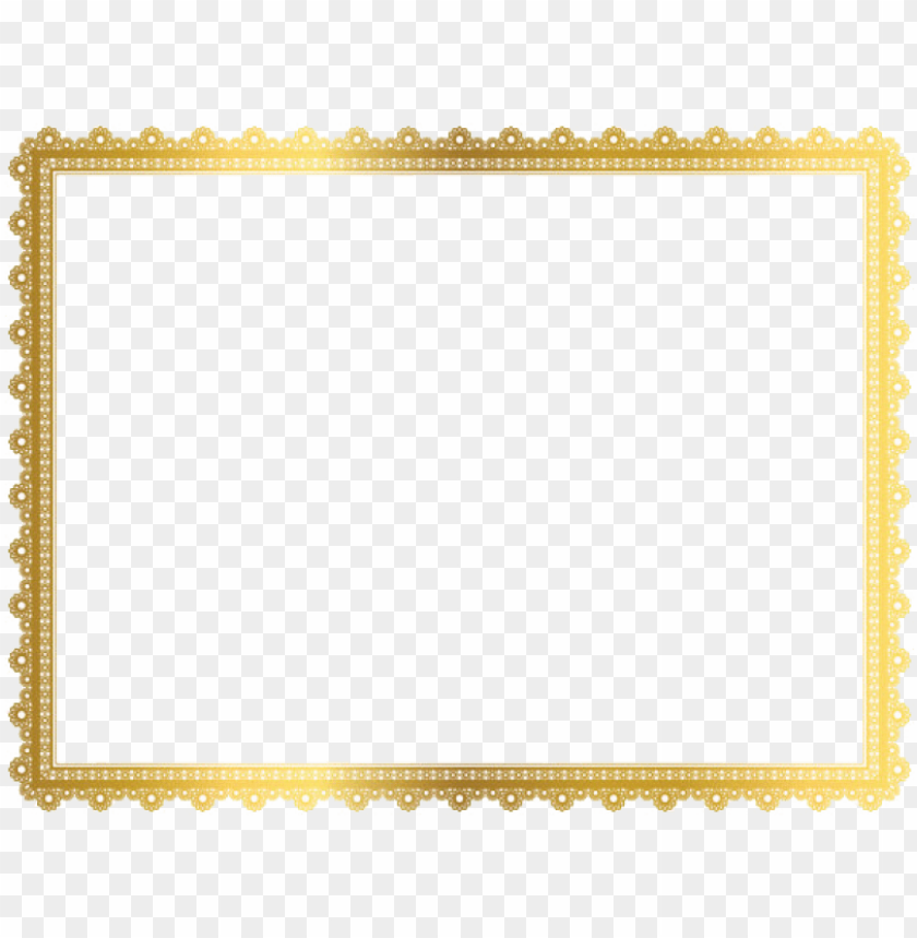 Detail Frame Png Gold Nomer 36