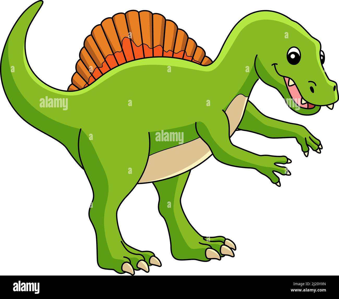 Detail Ausmalbild Spinosaurus Nomer 10