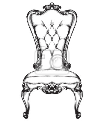 Detail Baroque Chair Nomer 6