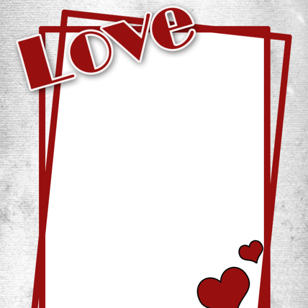 Detail Frame Png Love Nomer 26