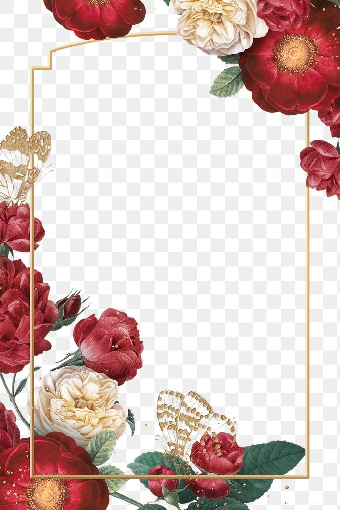 Detail Frame Rose Png Nomer 25