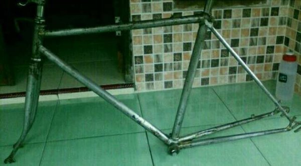Detail Frame Sepeda Jadul Nomer 26