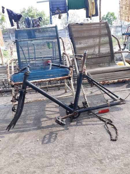 Detail Frame Sepeda Jadul Nomer 28
