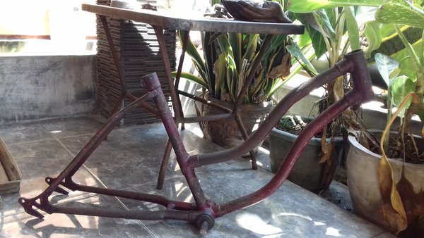Detail Frame Sepeda Jadul Nomer 48