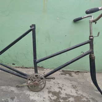 Detail Frame Sepeda Jadul Nomer 54