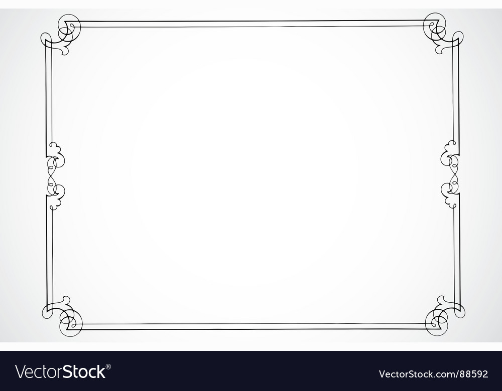 Detail Frame Sertifikat Vector Nomer 11