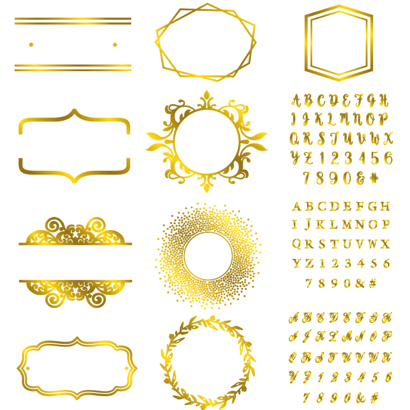 Detail Frame Tulisan Nomer 24