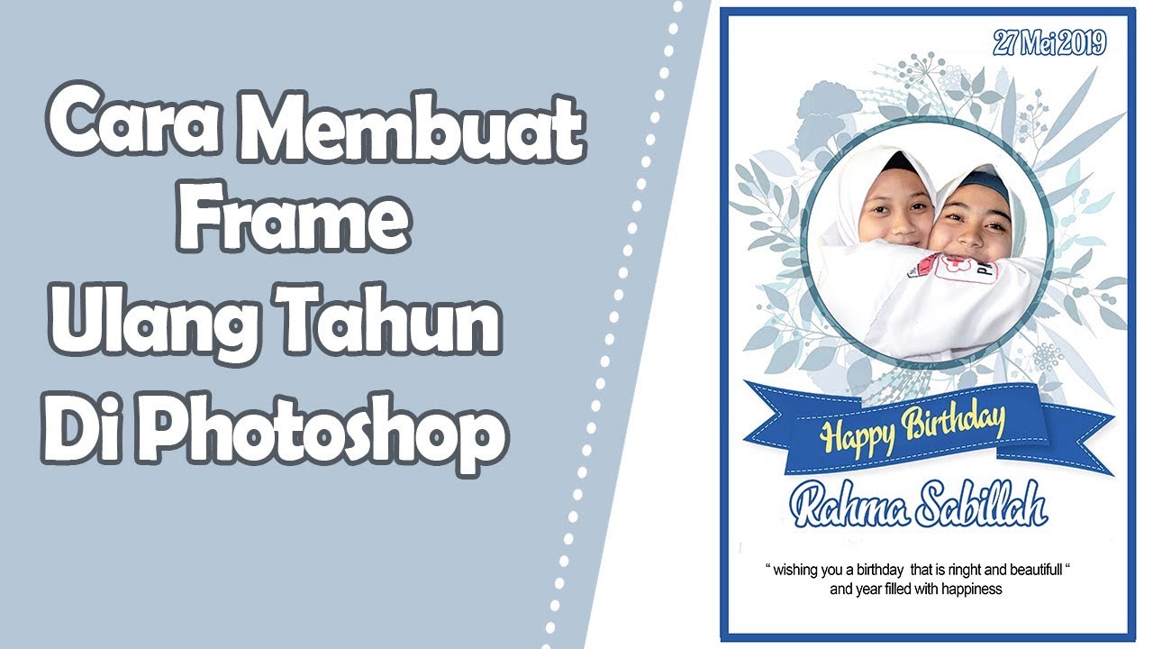 Detail Frame Ulang Tahun Nomer 40