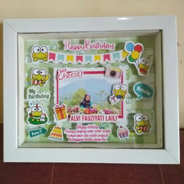 Detail Frame Ulang Tahun Nomer 50
