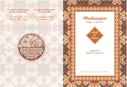 Detail Frame Undangan Nikah Nomer 18