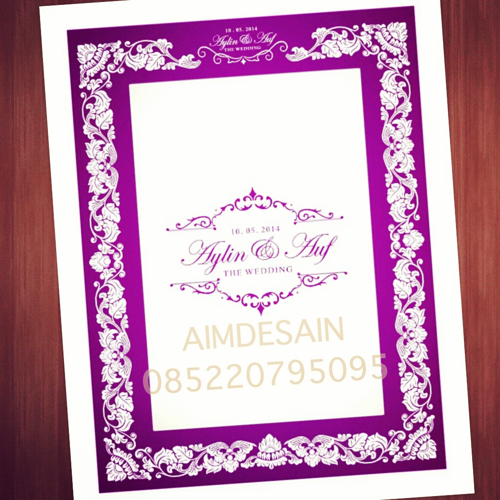 Detail Frame Undangan Unik Nomer 23