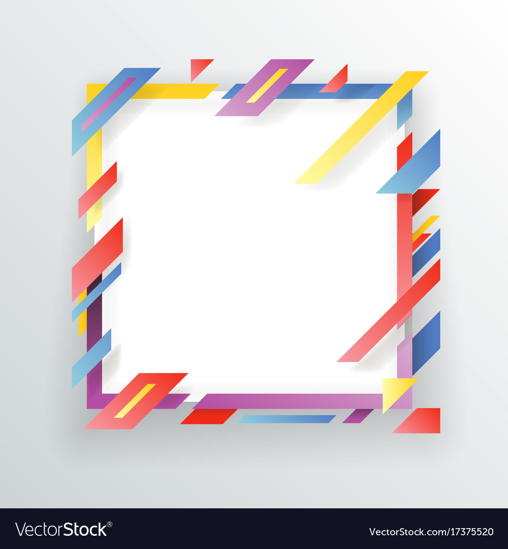 Detail Frame Vector Abstrak Nomer 3