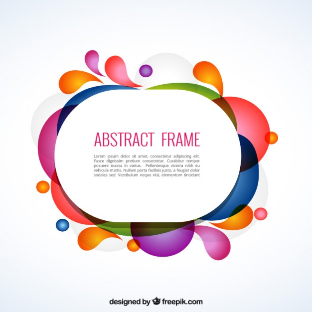 Detail Frame Vector Abstrak Nomer 7