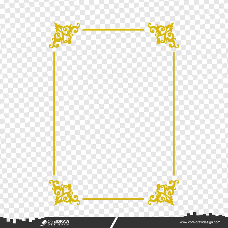 Detail Frame Vector Corel Nomer 24