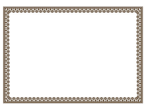 Detail Frame Vector Corel Nomer 25