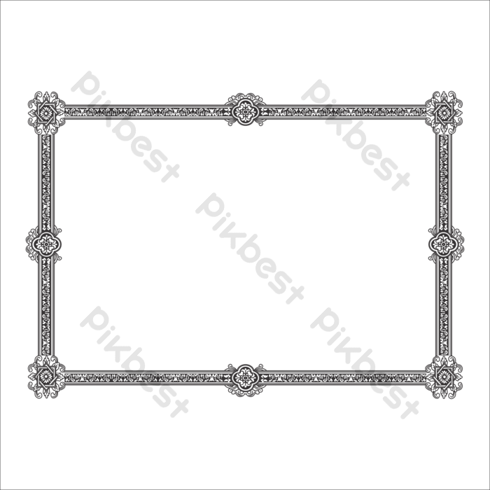 Detail Frame Vector Corel Nomer 30