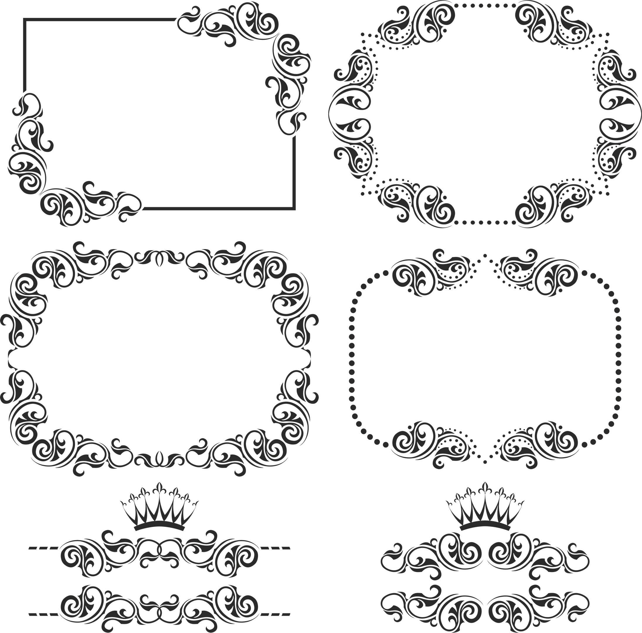 Detail Frame Vector Corel Nomer 35