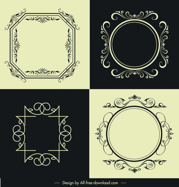 Detail Frame Vector Corel Nomer 42