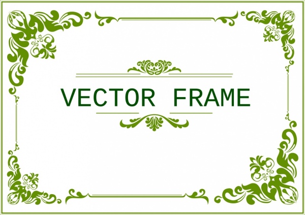 Detail Frame Vector Corel Nomer 8