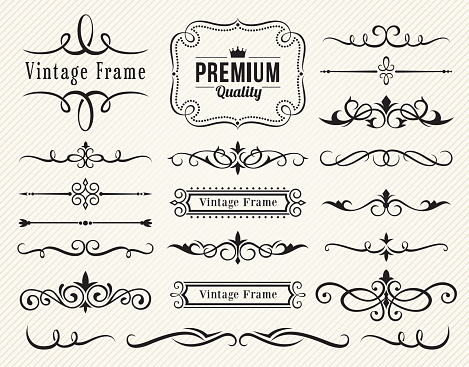 Detail Frame Vector Free Nomer 47