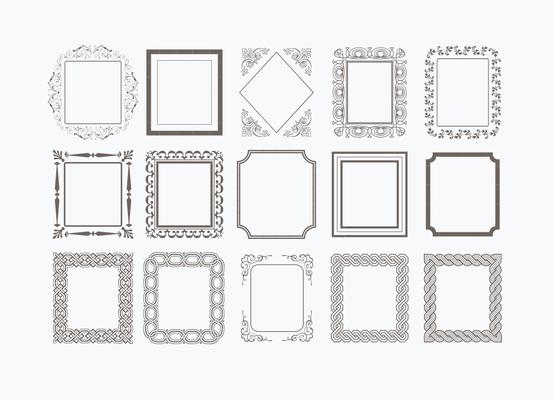 Detail Frame Vector Free Nomer 49