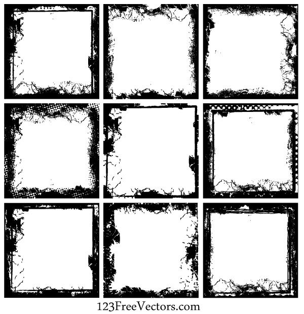 Detail Frame Vector Free Download Nomer 14