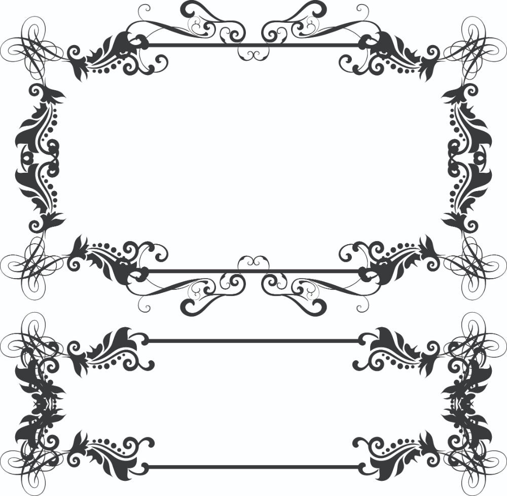 Detail Frame Vector Free Download Nomer 35