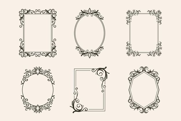 Detail Frame Vector Undangan Nomer 21
