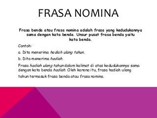 Detail Frasa Nominal Contoh Nomer 7