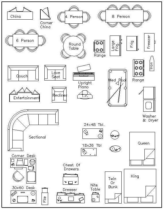 Detail Free 1 4 Scale Furniture Cutouts Nomer 7