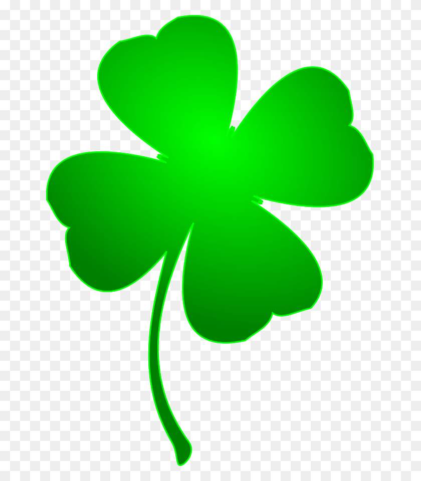 Detail Free 4 Leaf Clover Clip Art Nomer 12