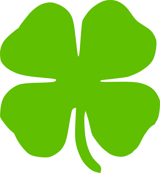 Detail Free 4 Leaf Clover Clip Art Nomer 6