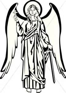 Detail Free Angel Clipart Black And White Nomer 41