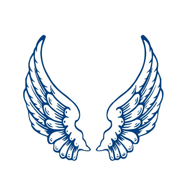 Detail Free Angel Wing Clipart Nomer 26