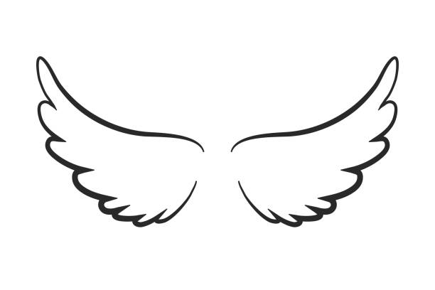 Detail Free Angel Wing Clipart Nomer 2