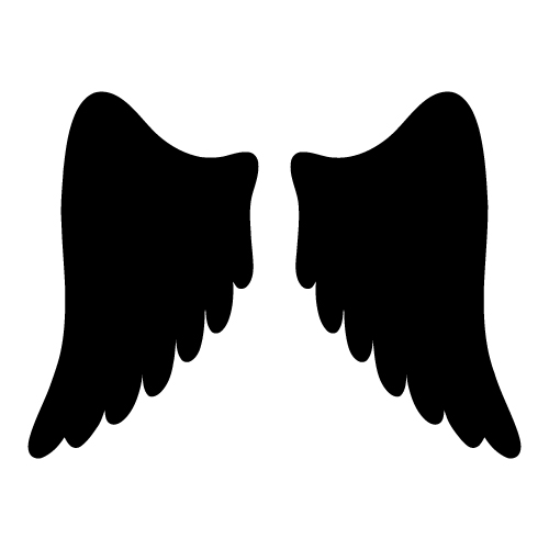 Detail Free Angel Wing Clipart Nomer 36