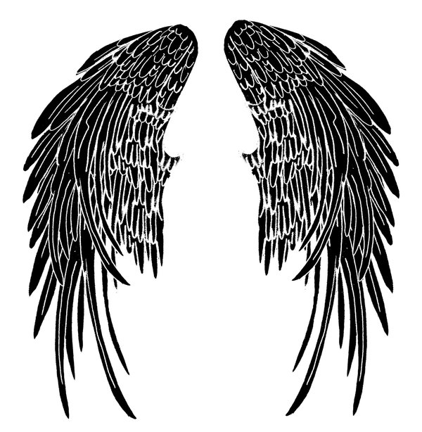 Detail Free Angel Wing Clipart Nomer 45