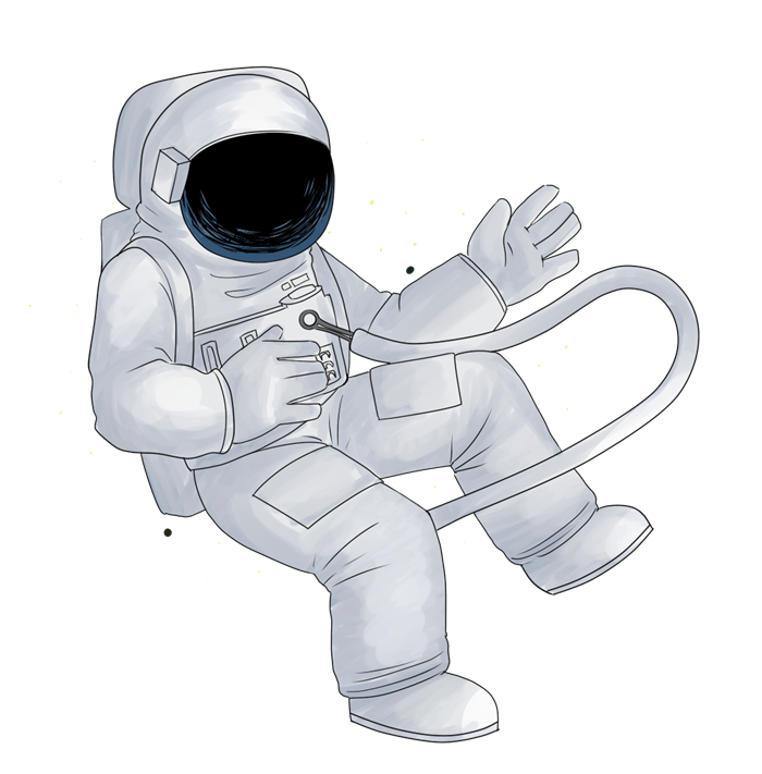 Detail Free Astronaut Clipart Nomer 17