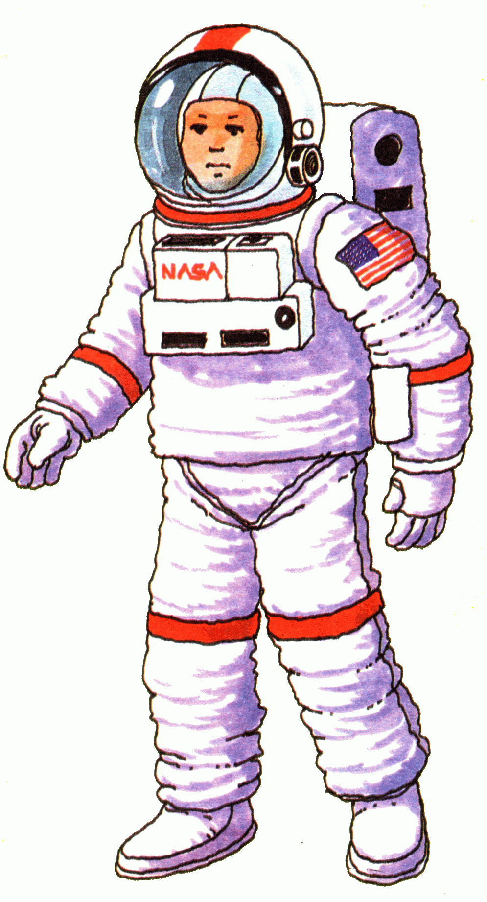 Detail Free Astronaut Clipart Nomer 26