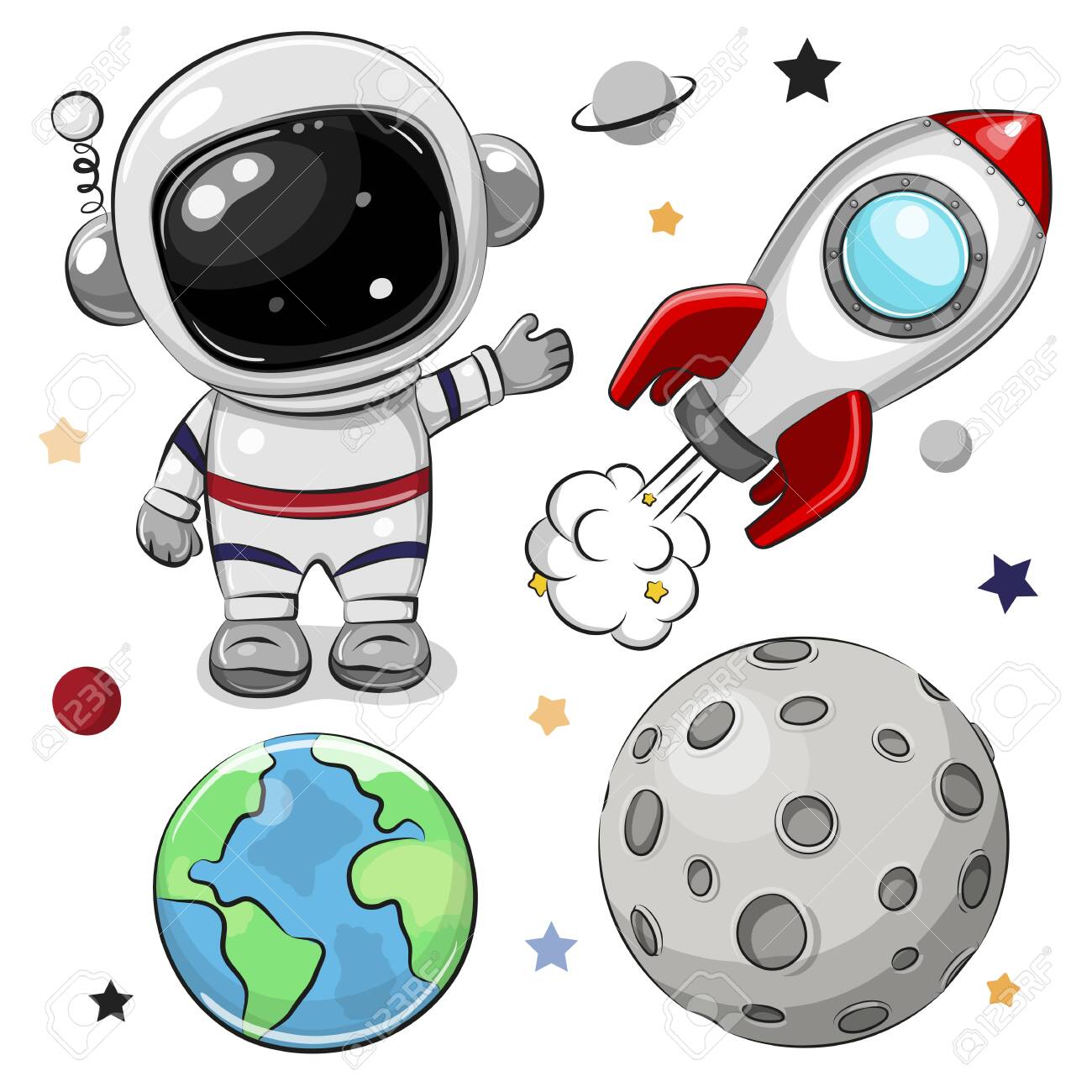 Detail Free Astronaut Clipart Nomer 35